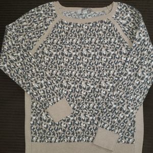 Leopard print sweater